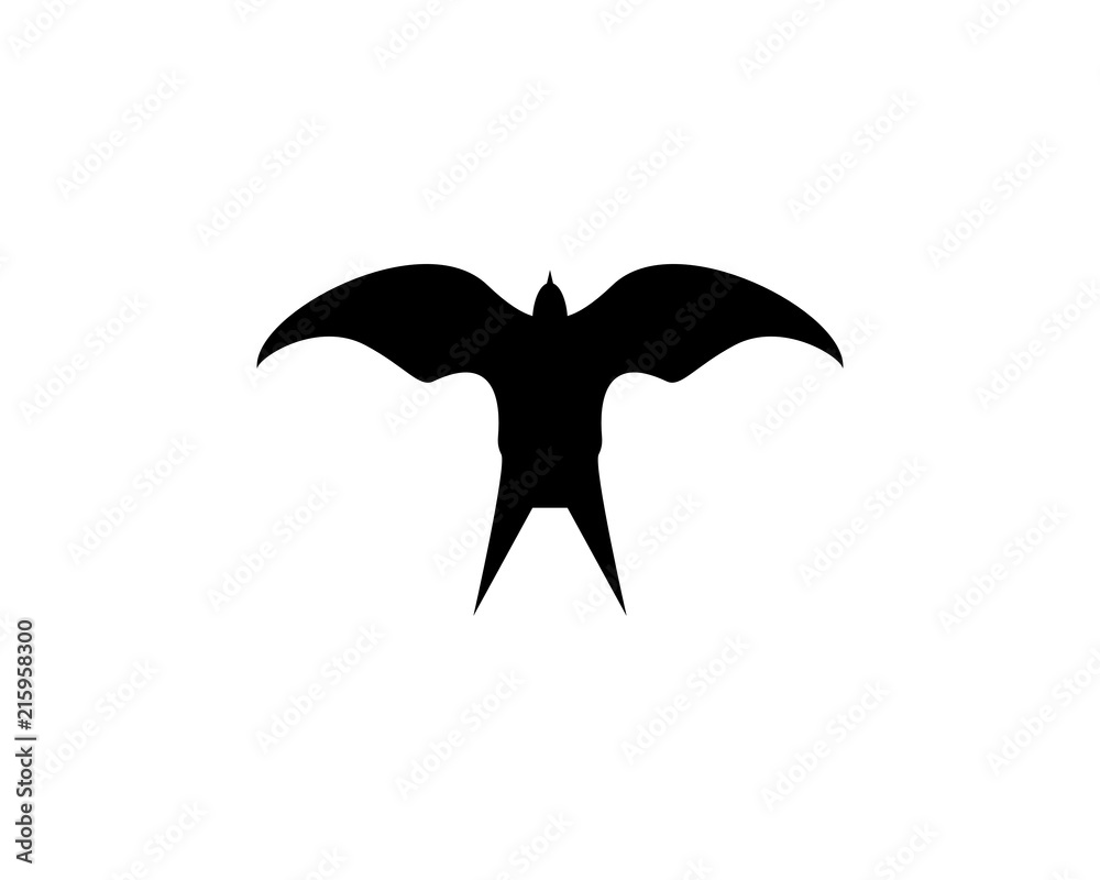 Naklejka premium swallow bird logo