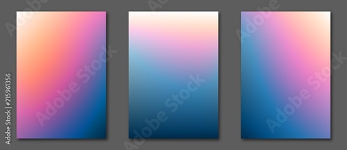Abstract holographic cover design. Vector creative illustration. Mockup template for design. A4 paper size poster with abstract liquid fluids rainbow background. Iridescent flyer. Party invitation.