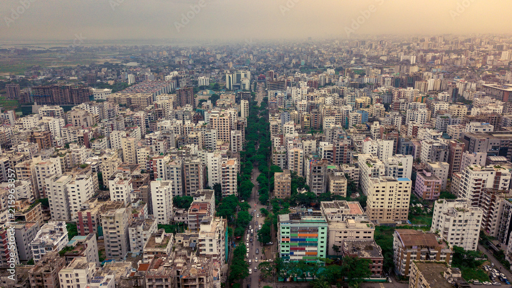 Dhaka City from above