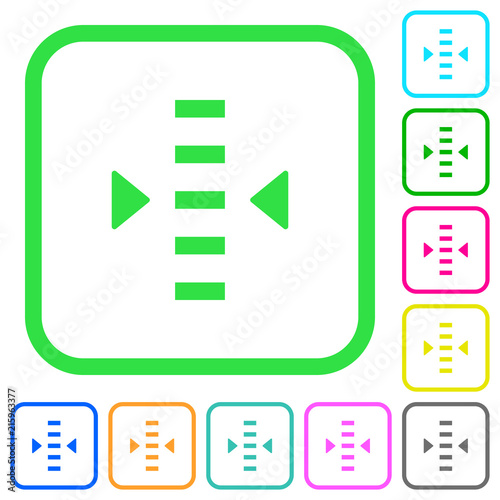 Adjust level vivid colored flat icons