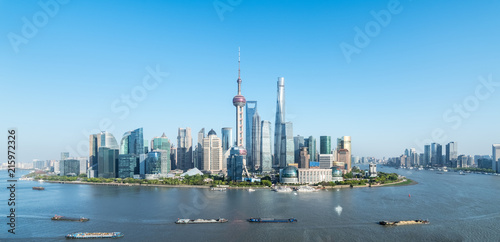 shanghai skyline panorama © chungking