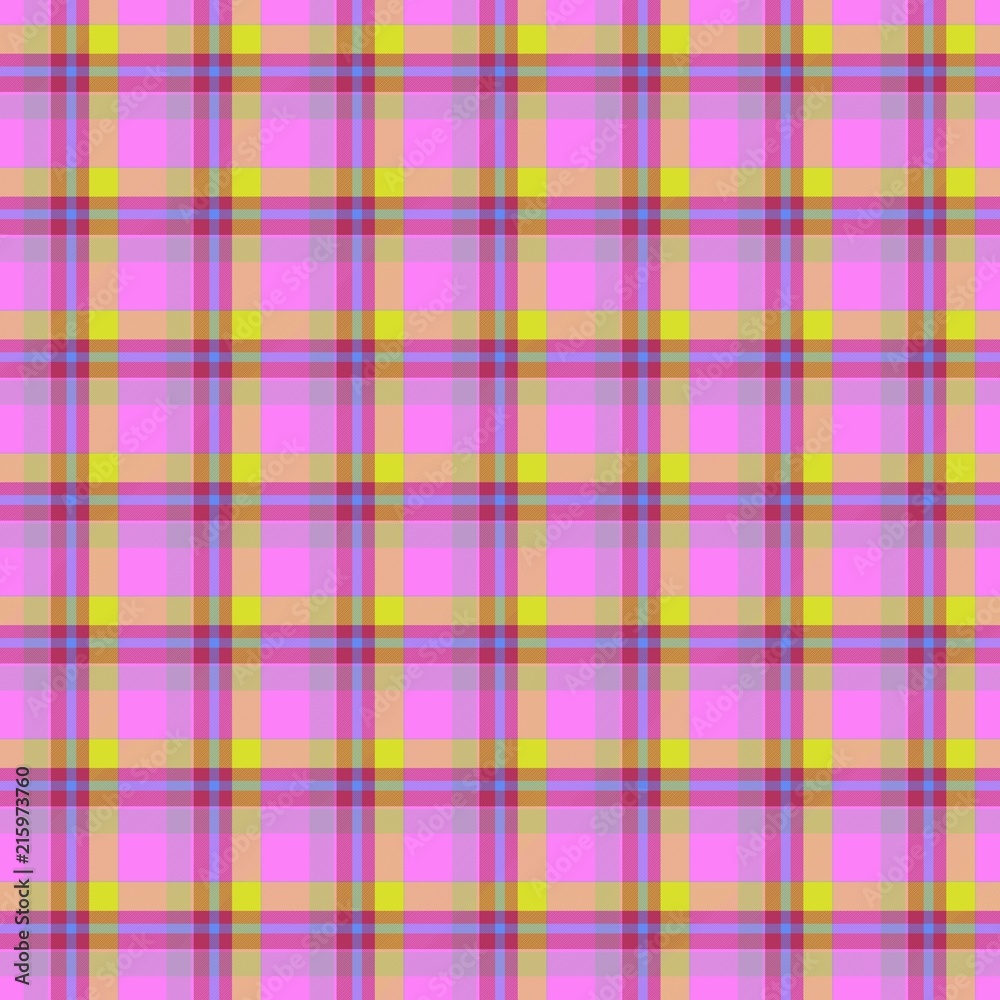 Pink and yellow table-cloth seamless texture Pink and yellow table-cloth seamless texture
