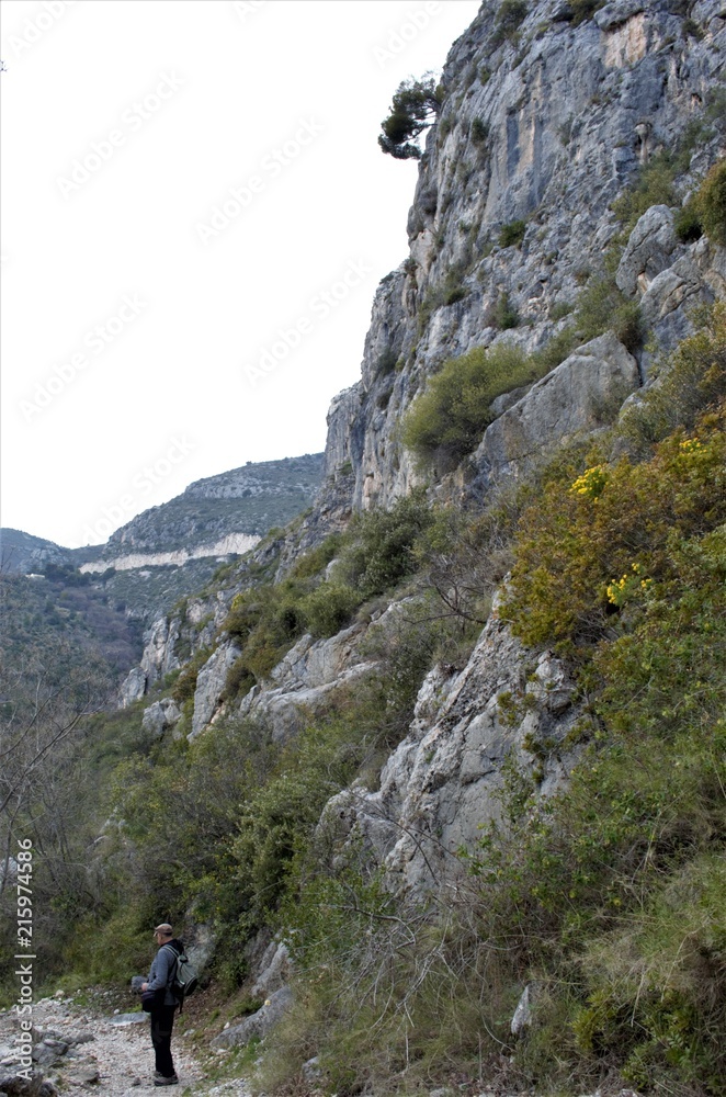 The beautiful trail of Ezze, French Riviera The beautiful trail of Ezze, French Riviera