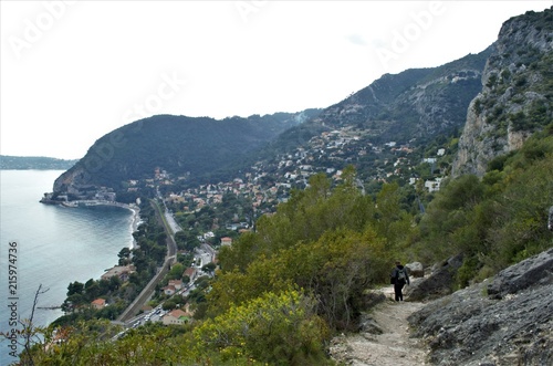 The beautiful trail of Ezze, French Riviera photo