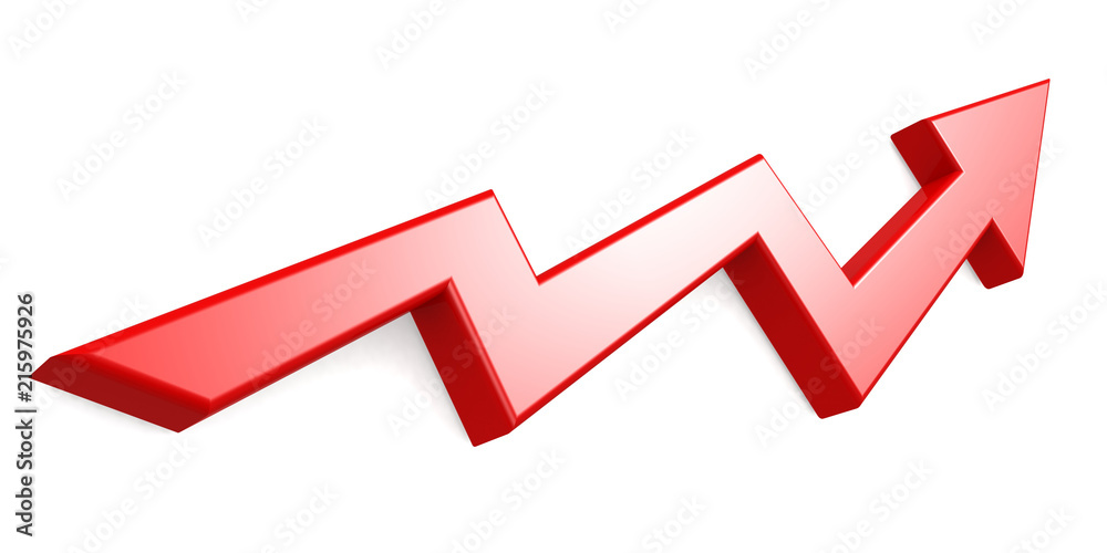 Red arrow isolated Red arrow isolated