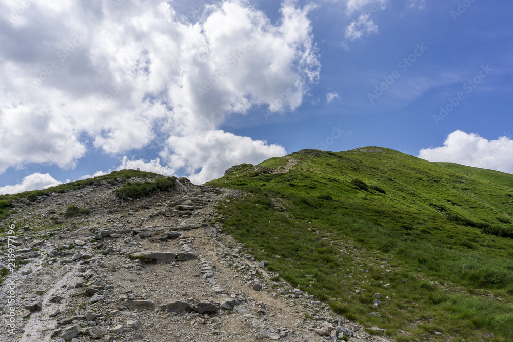 Area of Czerwone Wierchy. Western Tatra Mountains. Poland.