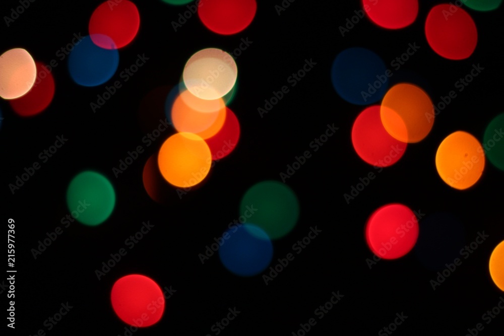 Bokeh colorato cerchi grandi Bokeh colorato cerchi grandi