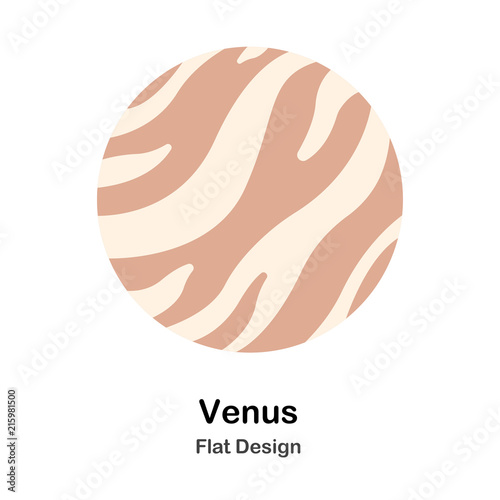 Venus Flat Illustration