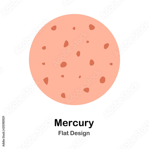 Mercury Flat Illustration