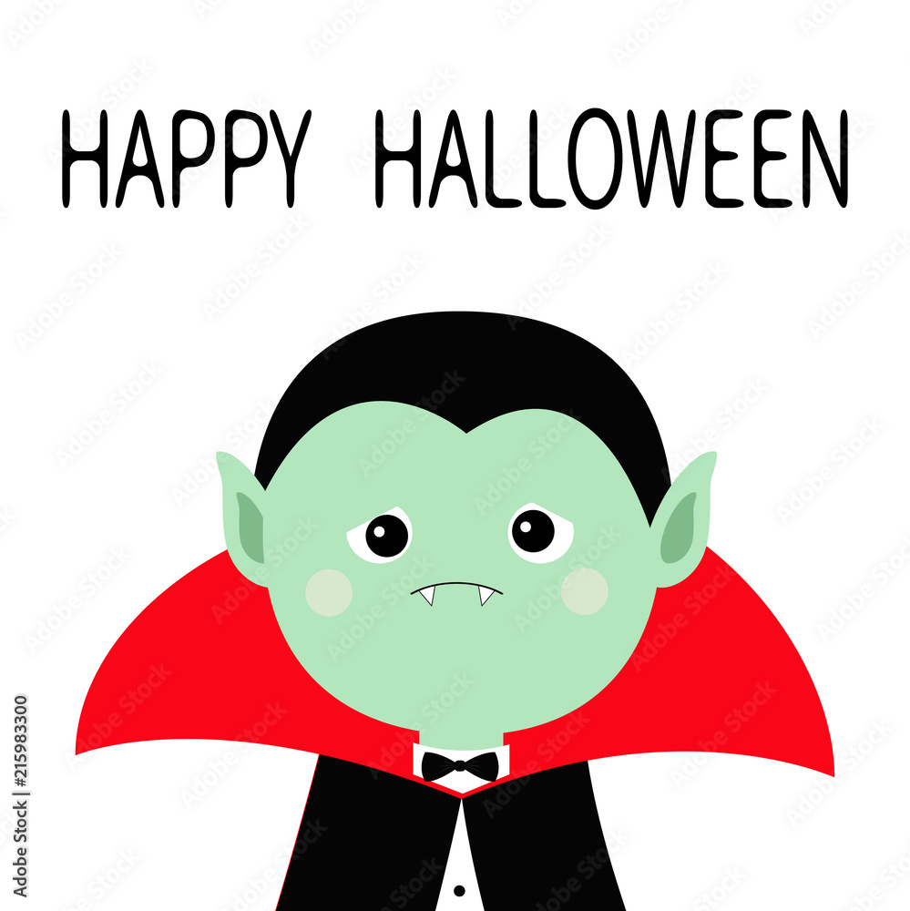 Premium Vector  Happy halloween. vampire cartoon character