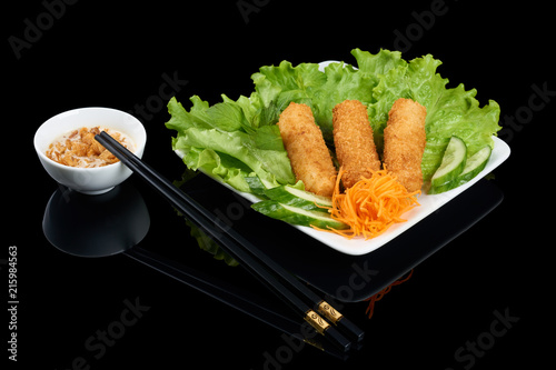 Vietnamese Nem ran crispy rolls