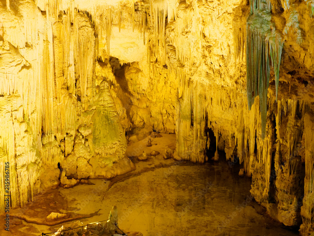 Neptune's grotto (Grotta di Nettuno), Capo Caccia, Alghero, Sardinia, Italy.