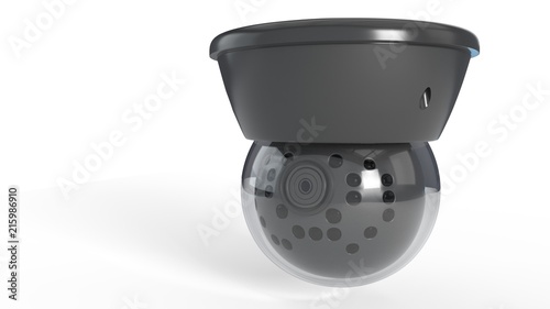 Wifi Securty Camera of background, 3d render