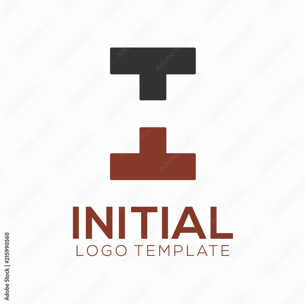 Combination Letter I and H Logo Vector Design Template Combination Letter I and H Logo Vector Design Template