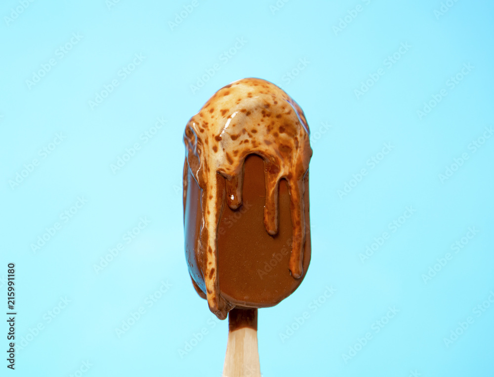 melting melted chocolate ice cream in summer hot weather melting melted chocolate ice cream in summer hot weather