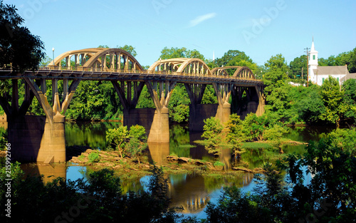 Bridge Over The Coosa / The Bibb Graves Historic Bridge over the Coosa River in Wetumpka, Alabama