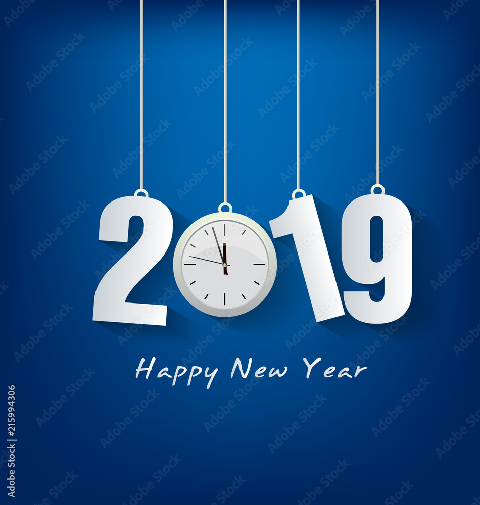 Happy new year 2019 and Merry Christmas Happy new year 2019 and Merry Christmas