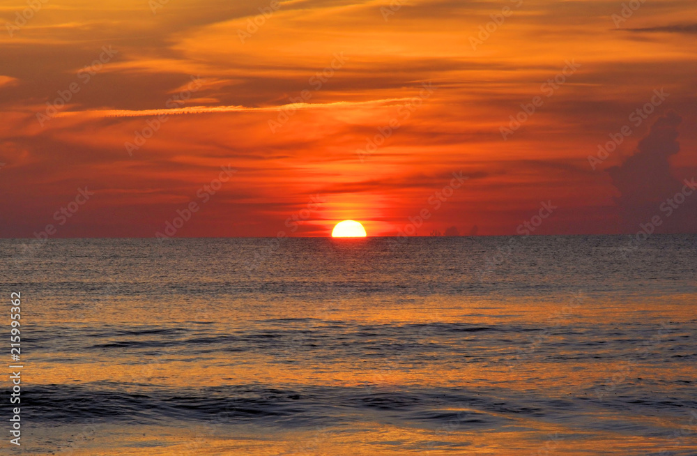 Here Comes the Sun / Sunrise from St Augustine Beach, Florida