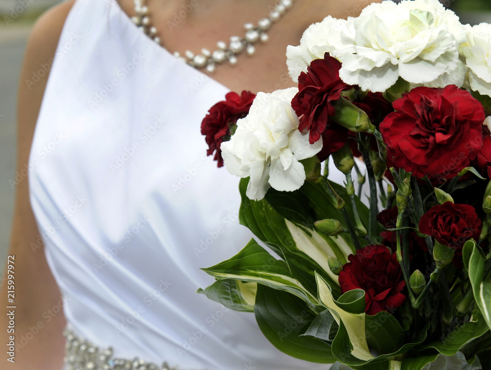 Fototapeta premium Closeup Of Bride