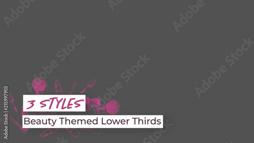 Beauty Lower Thirds
