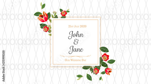 Floral Wedding Titles