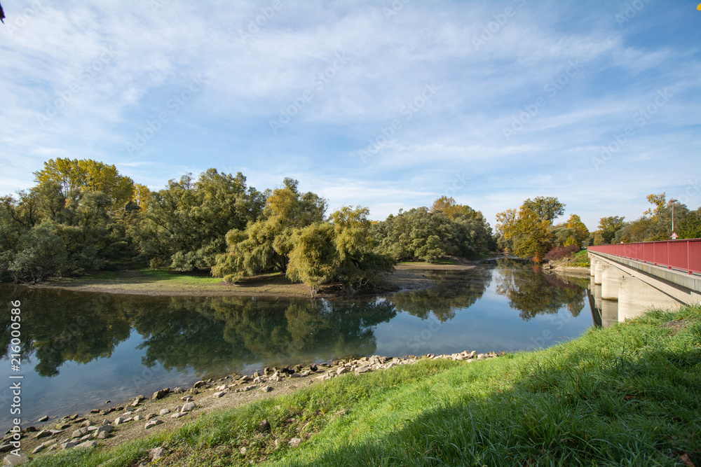 Obraz premium Rheinauen bei Plittersdorf 4