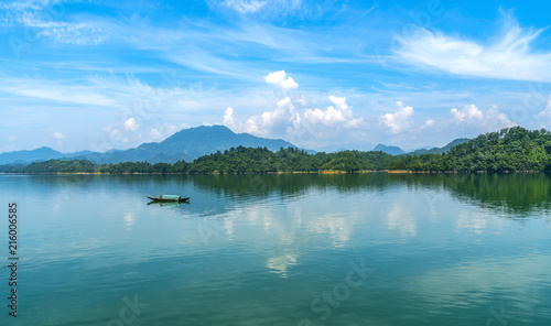 The beautiful landscape of Qiandao Lake in Hangzhou