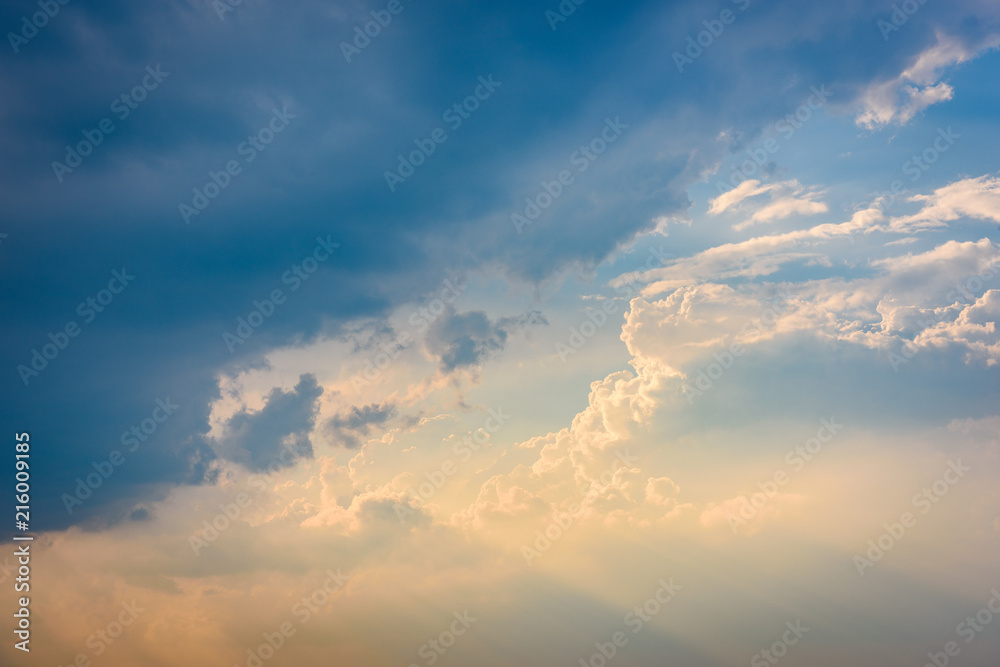 Ray of lights through the clouds Ray of lights through the clouds