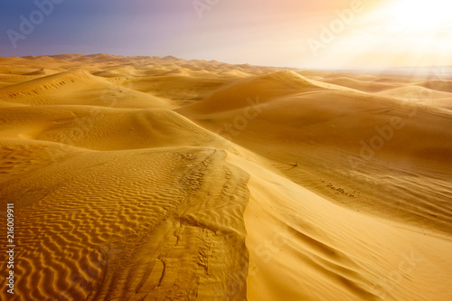 Desert near Al Ain, UAE at dawn