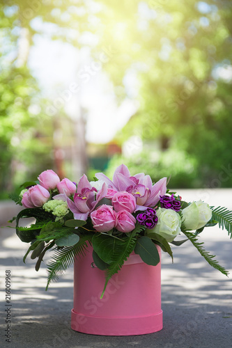 Beauty bouquet of different...