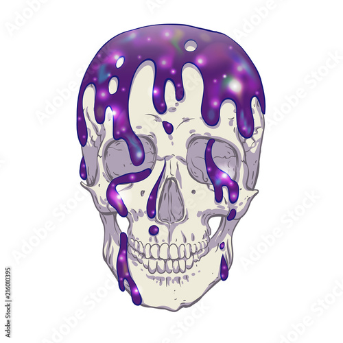 Skull. Cosmos flows
