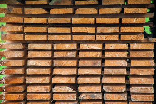 Wood factory stock and lumber board