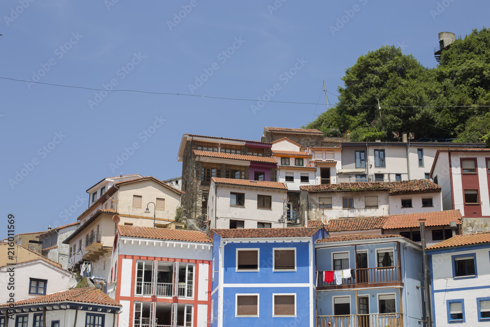 Colorful buildings in Cudillero Colorful buildings in Cudillero