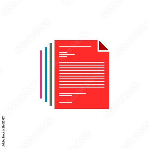 Multiple File Document Icon Logo Design Element