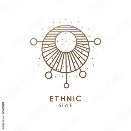 Sacred geometric emblem