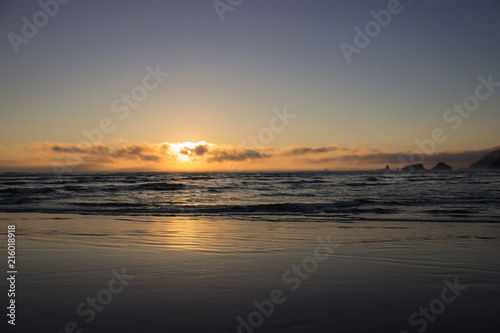 Cannon Beach, OR Sunset © Lindsay