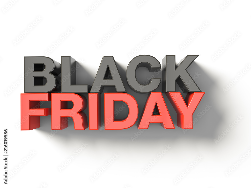 Banner Vendas Promoção Black Friday 3D