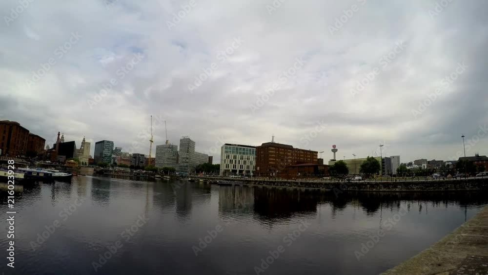 Liverpool panning 4K timelapse Liverpool panning 4K timelapse