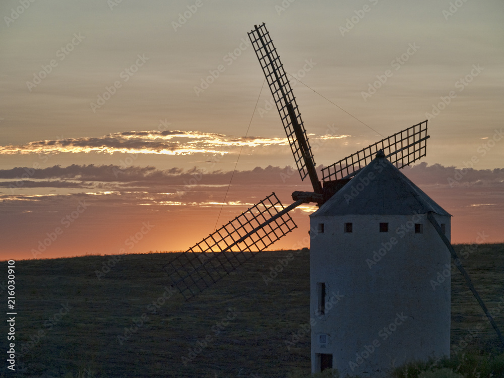 Windmill from Campo de Criptana in Ciudad Real Don Quixote land
