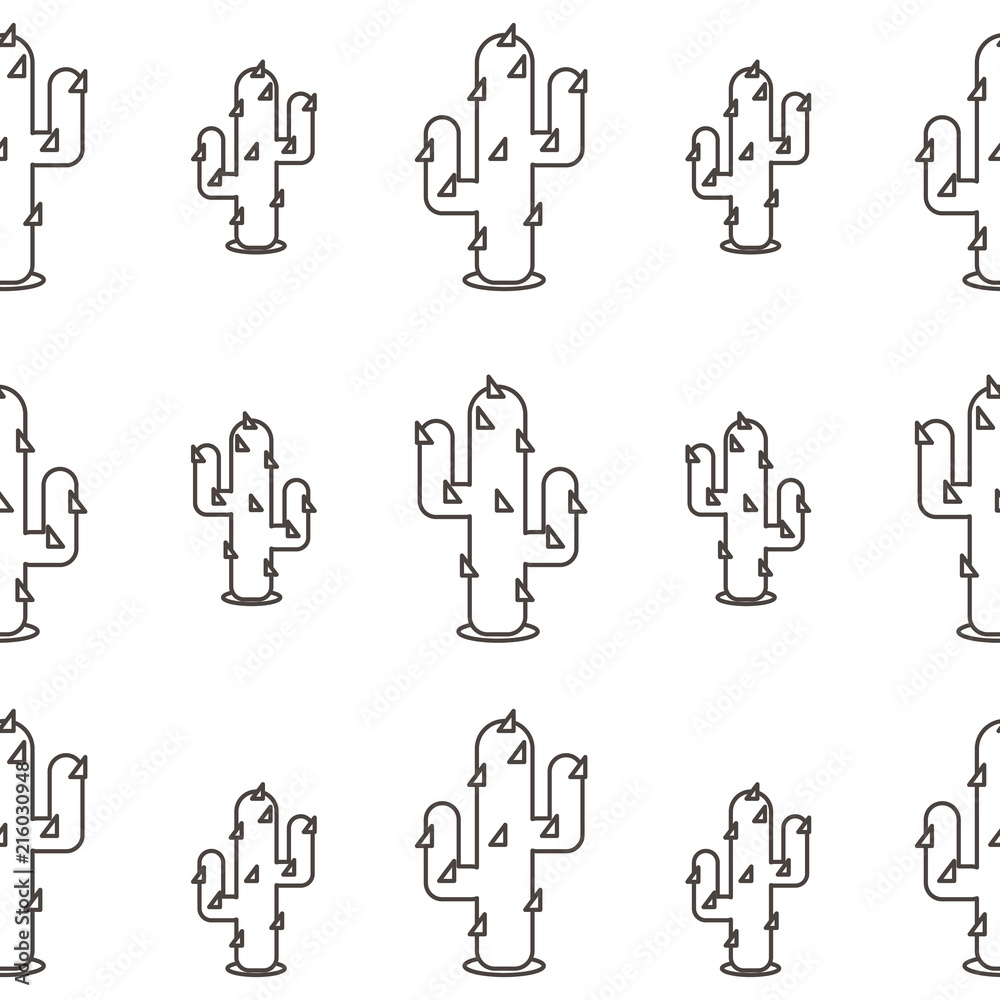 Cactus seamless pattern Cactus seamless pattern
