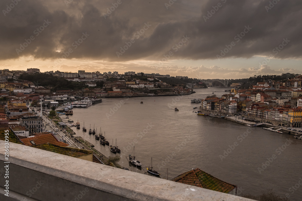 Douro River, Porto. Portugal