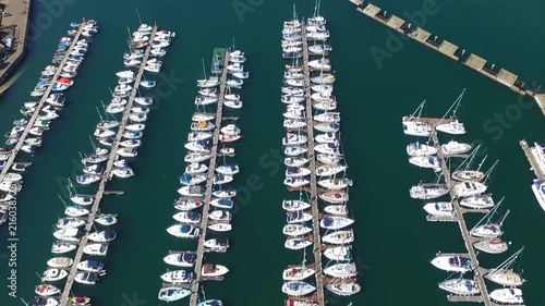 Aerial - Boats In Marina photo