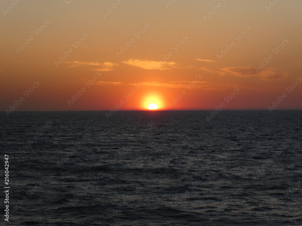 Sonnenuntergang Ostsee