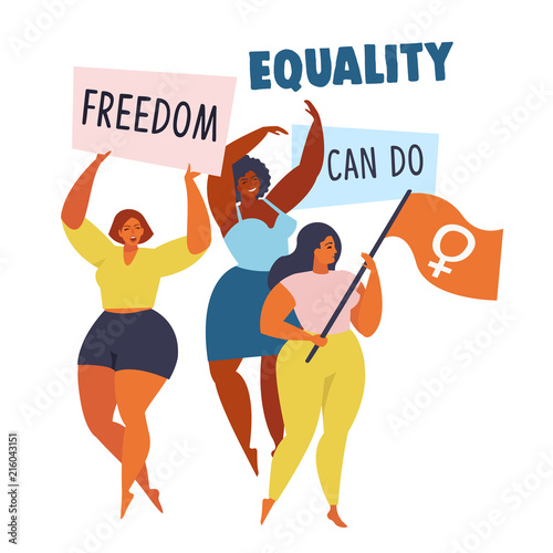 Women empowerment movement pattern.