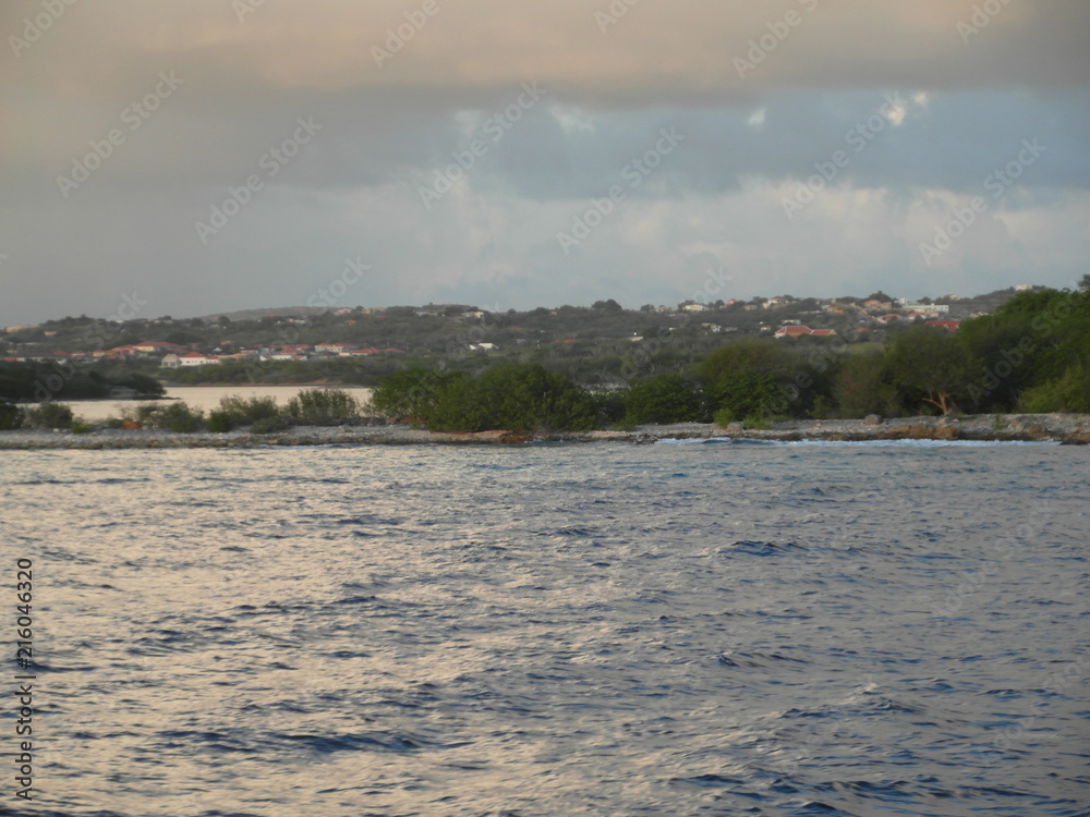 Die Küste von Curacao