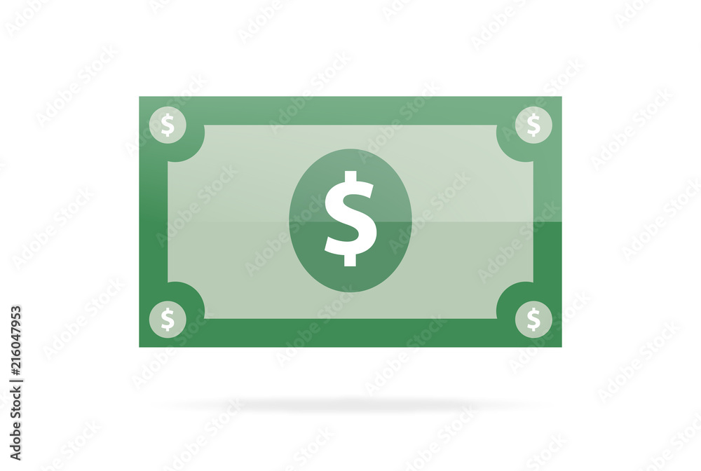 dollar bill vector graphic, money illustration - dollar bill vector graphic, money illustration -