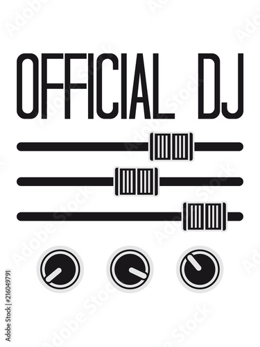 official dj regler kn  pfe schalter platte auflegen mischpult tanzen party feiern musik club disko cool