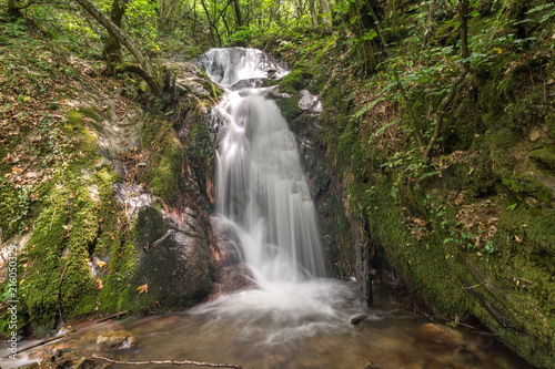 Fototapeta Naklejka Na Ścianę i Meble -  Landscape with Second Gabrovo waterfall in Belasica Mountain, Novo Selo, Republic of Macedonia