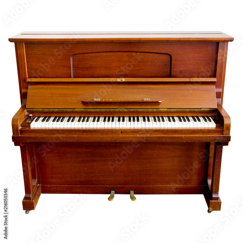 Obraz na płótnie brown piano w salonie