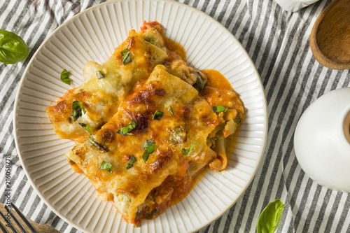 Baked Stuffed Vegetarian Cannelloni